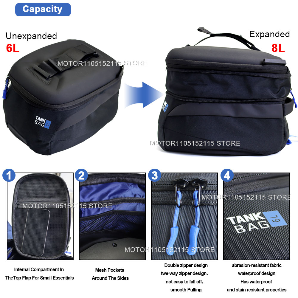 Para CFMOTO CF MOTO 800MT MT80 - Magnetic Tank Bag reseña y precio
